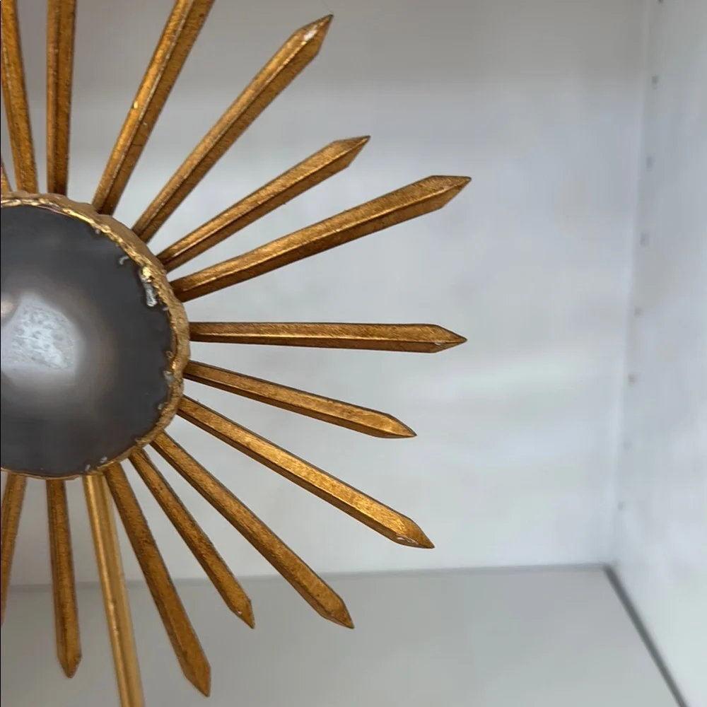 West Elm Gold and Gray Accent Decor